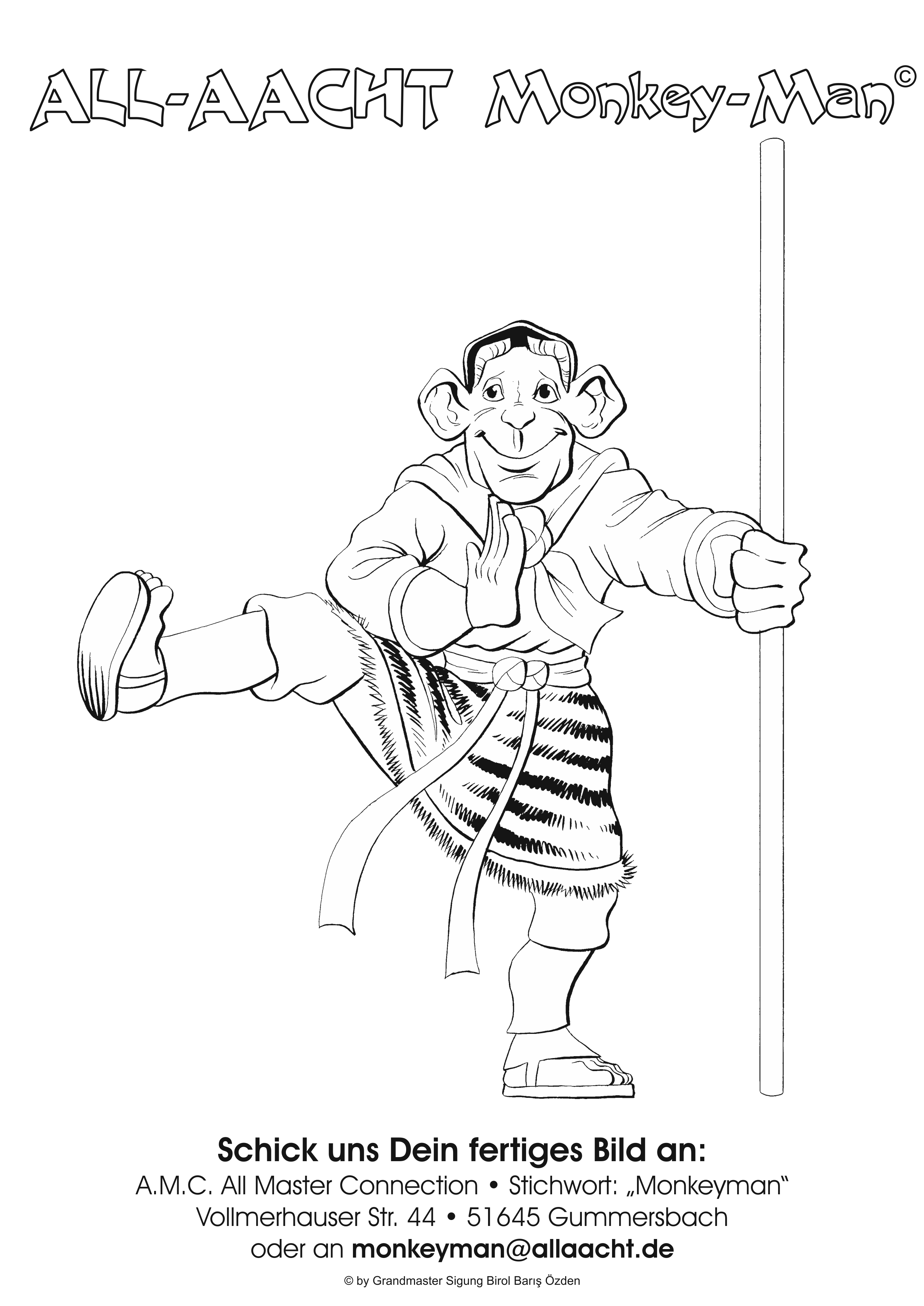 ALL-AACHT Monkeyman Malbild 07