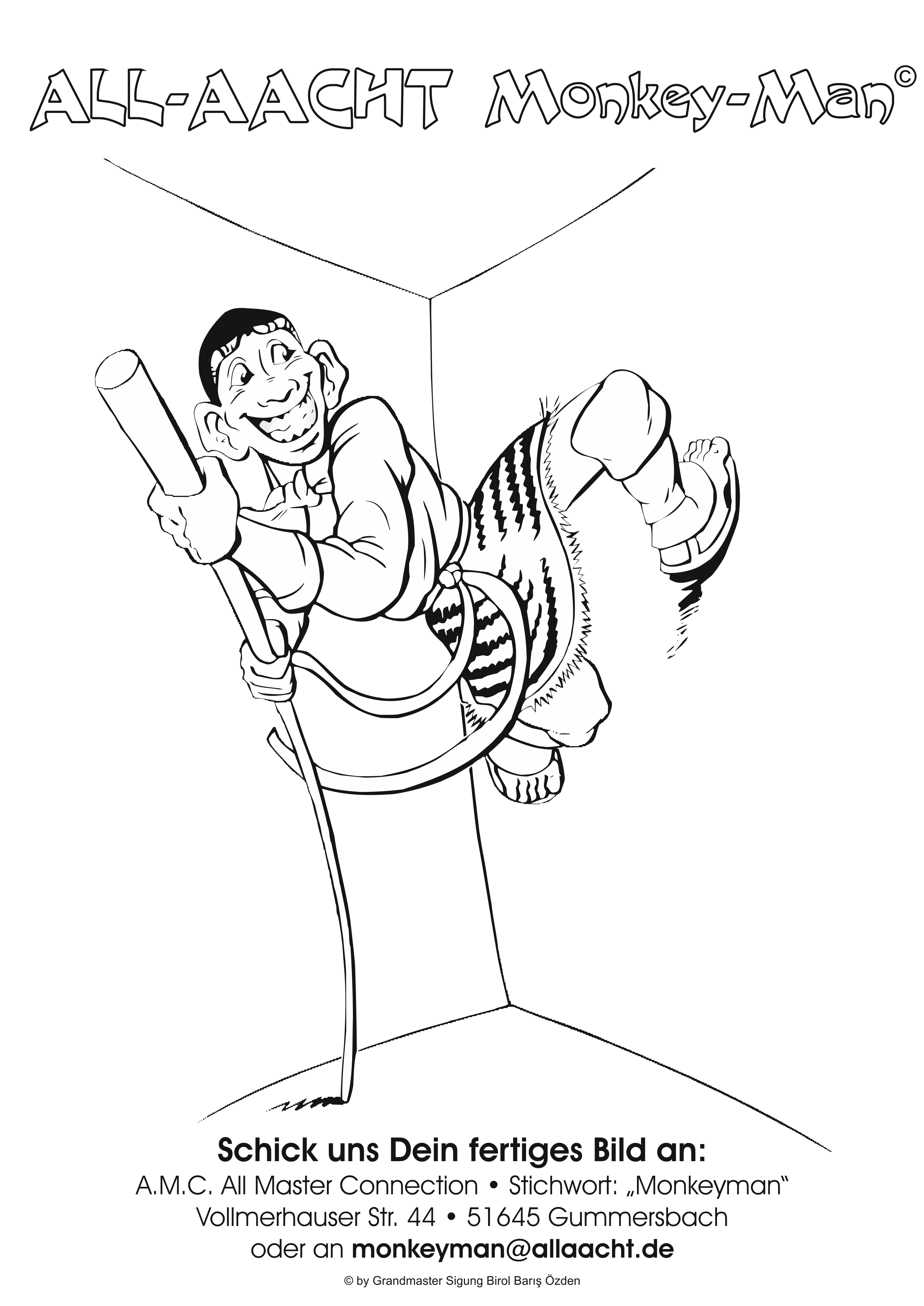 ALL-AACHT Monkeyman Malbild 08