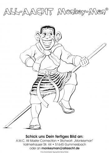 ALL-AACHT Monkeyman Malbild 03
