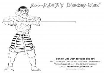 ALL-AACHT Monkeyman Malbild 06